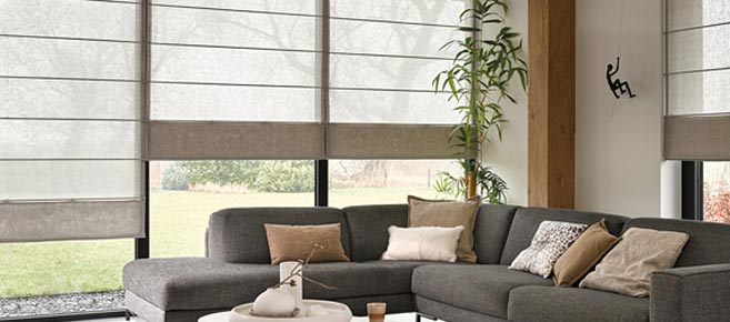 Roman Blinds, Long Melford, Sudbury, Suffolk